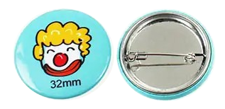 Custom Round Pinback Button Badge 1 inch, 1.25 inch, 1.5 inch, 1.75 inch, 2 inch, 2.2 inch, 2.28 inch, 3 inch, 4 inch (METAL BACK)