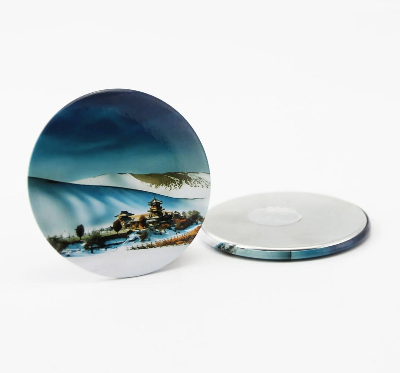 Round Fridge Photo Magnet - 1 inch, 1.25 inch, 1.5 inch, 1.75 inch, 2.2 inch, 2.28 inch, 3 inch, 4 inch